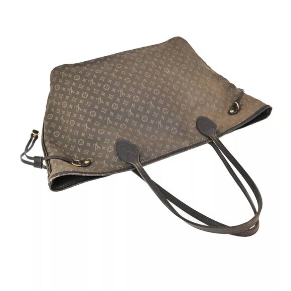 LOUIS VUITTON Neverfull MM Monogram Mini Lin Tote Bag Canvas BN M40513 89SH714 - Picture 5 of 16